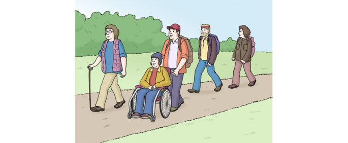Wandergruppe Wandergruppe